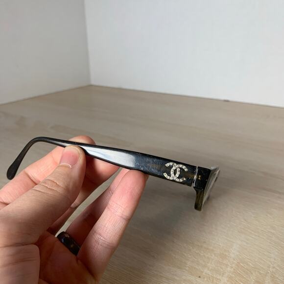 CHANEL 3075-B C.775 Eyeglasses Dark Brown Frames READ 51-17-135 Italy - Picture 5 of 12